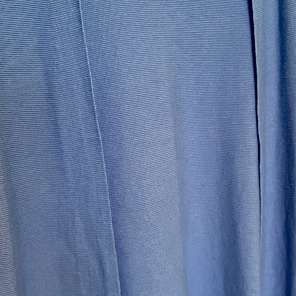 Eileen Fisher Blue Open Front Cardigan Sweater - Picture 4 of 4